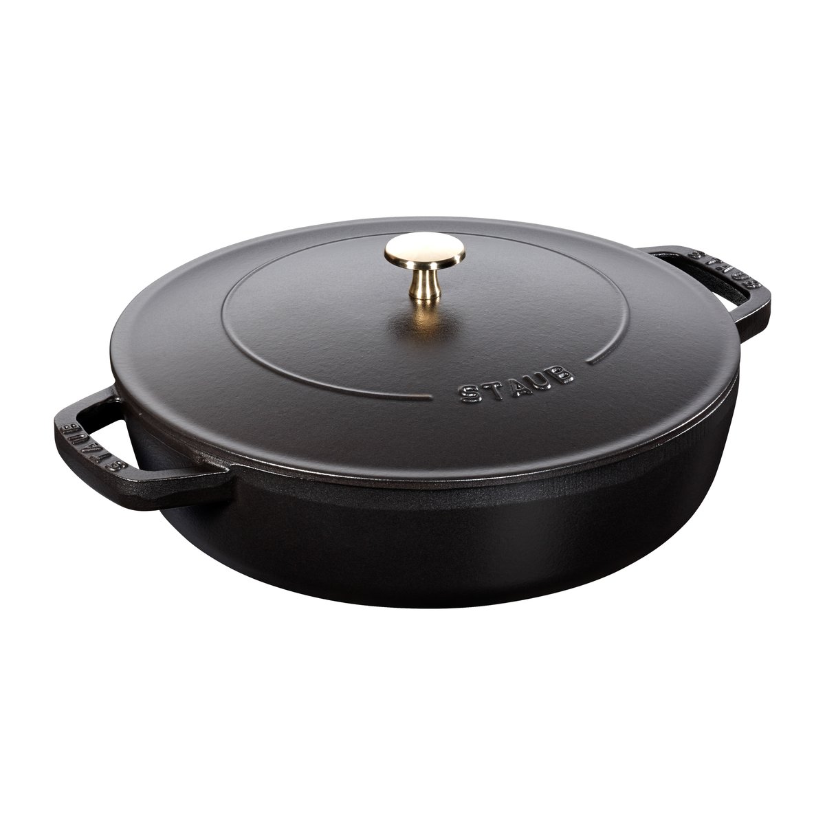 STAUB Chistera Sauteuse Ø28cm 3,7 L Schwarz