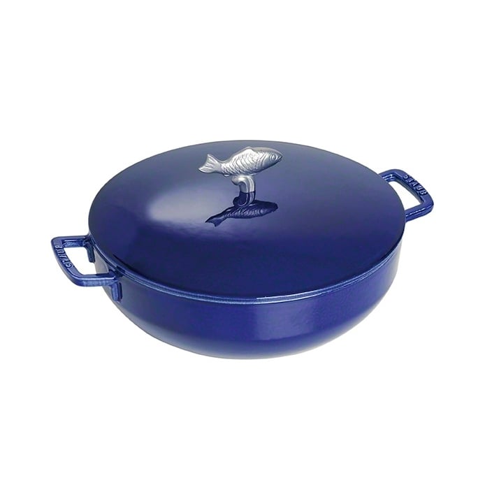 STAUB Staub Bouillabaisse Gusseisentopf Blau