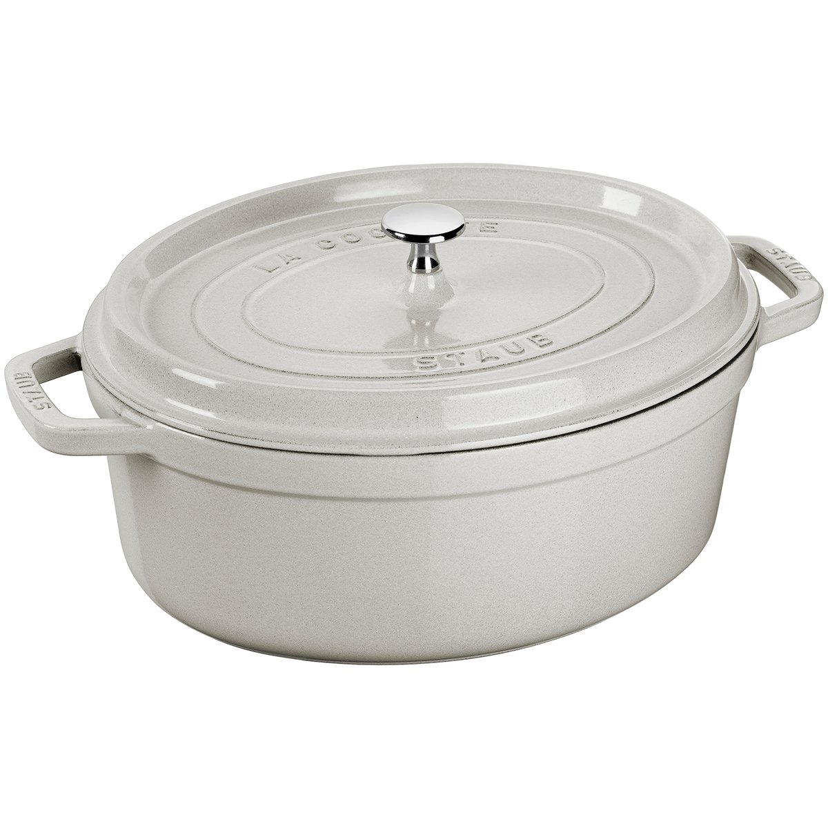 STAUB Staub White Truffle Topf oval 8 l