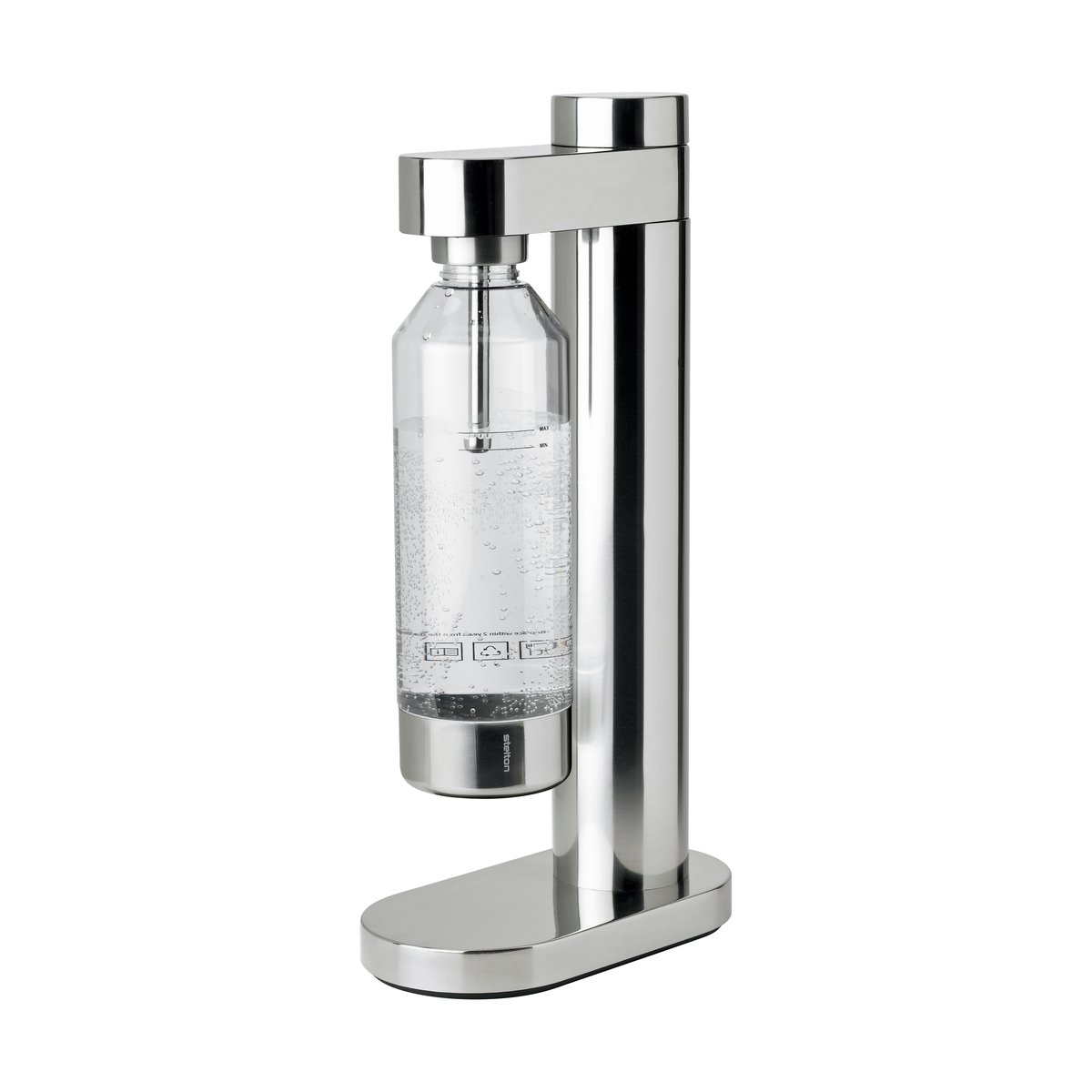 Stelton Brus Wassersprudler Steel