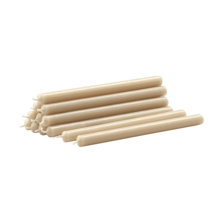 Nagel Kerzen 12er Pack - Beige - STOFF