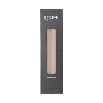 Nagel Kerzen 12er Pack - Beige - STOFF