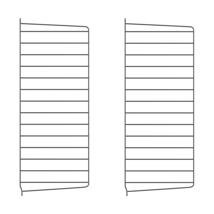 String Wandleiter - Dunkelgrau, 75x30 cm, 2er Pack - String