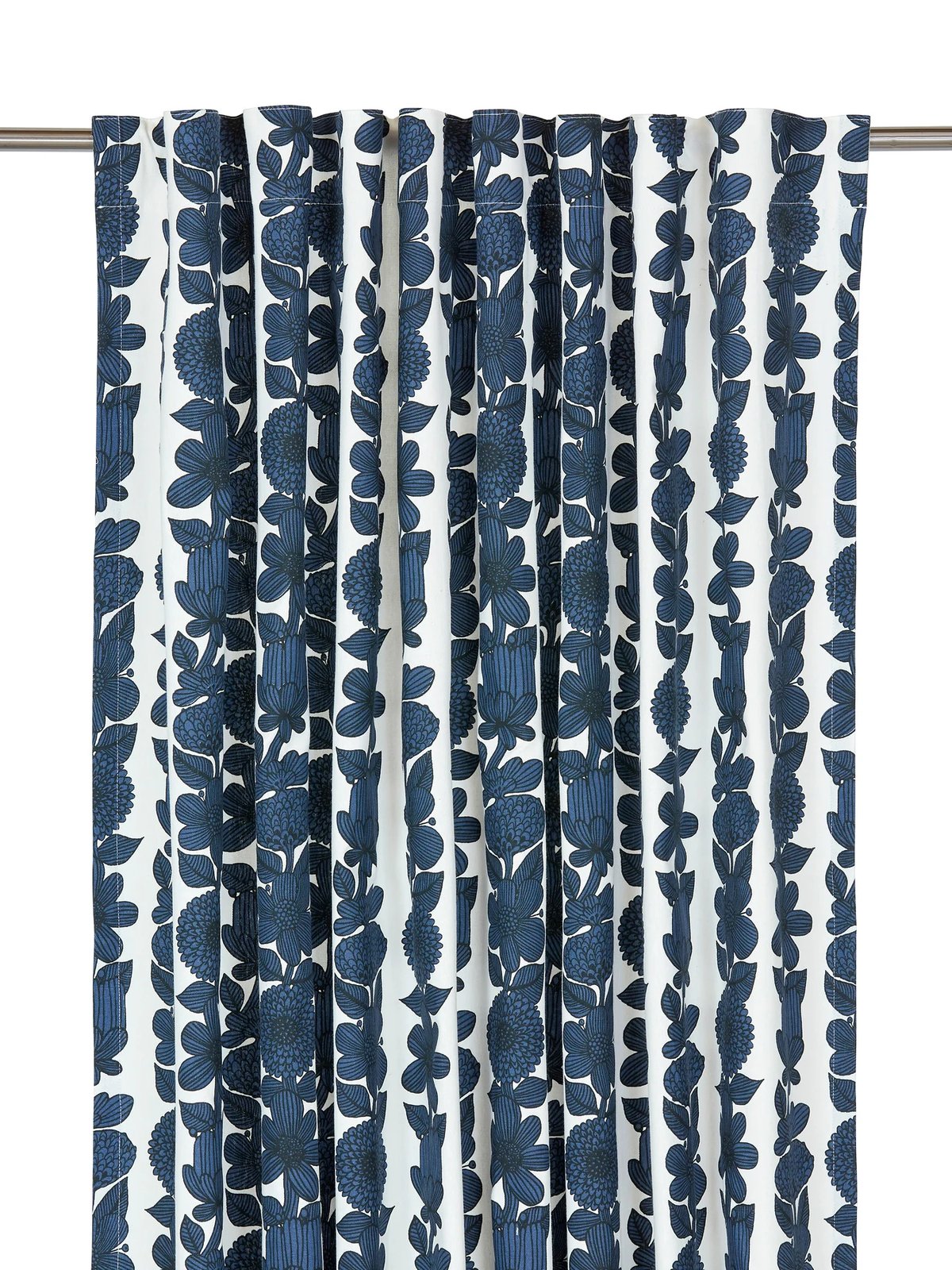 Svanefors Aster Gardinen 2er-Pack 140x280 cm Weiß-blau