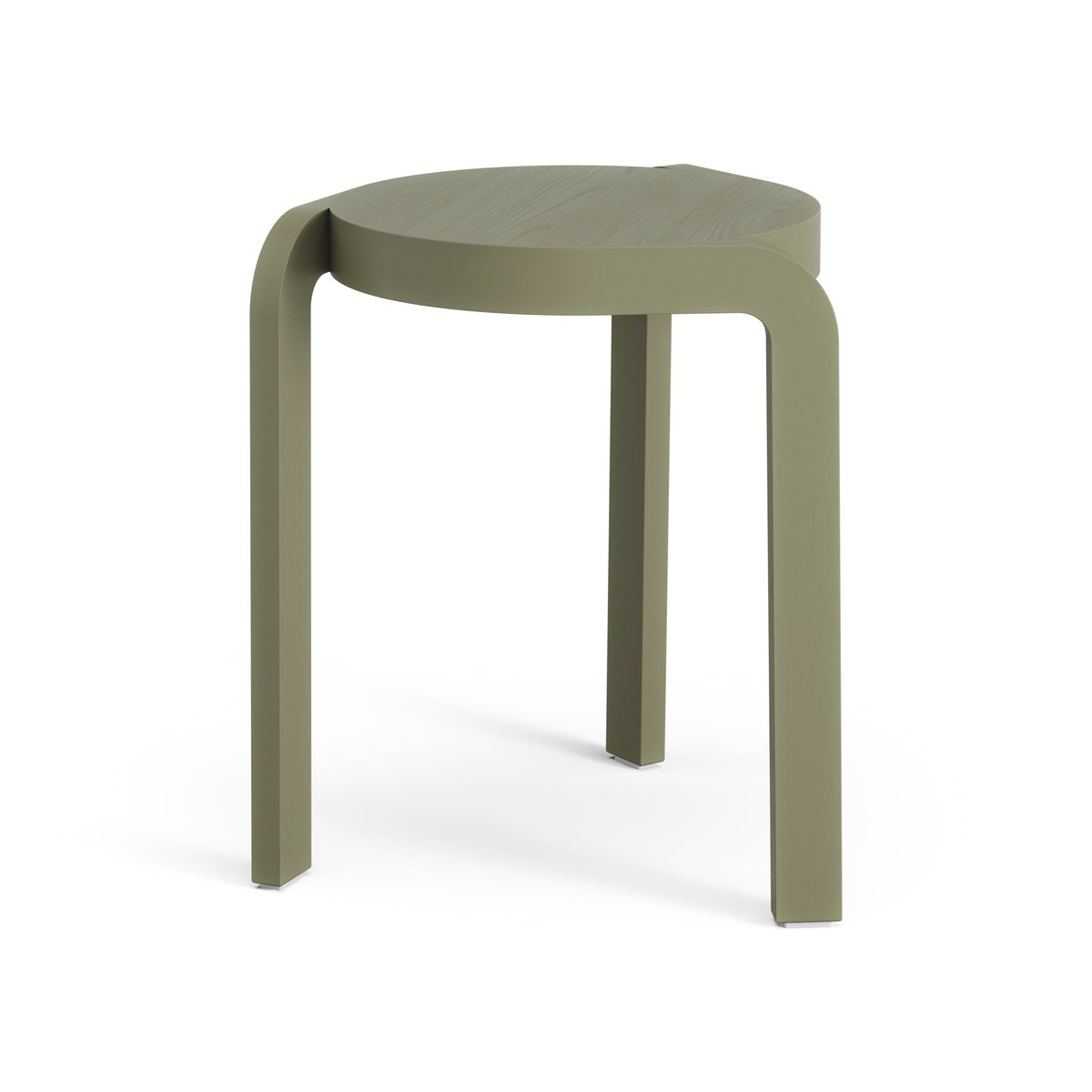 Swedese Spin Hocker H44cm Esche-moss green