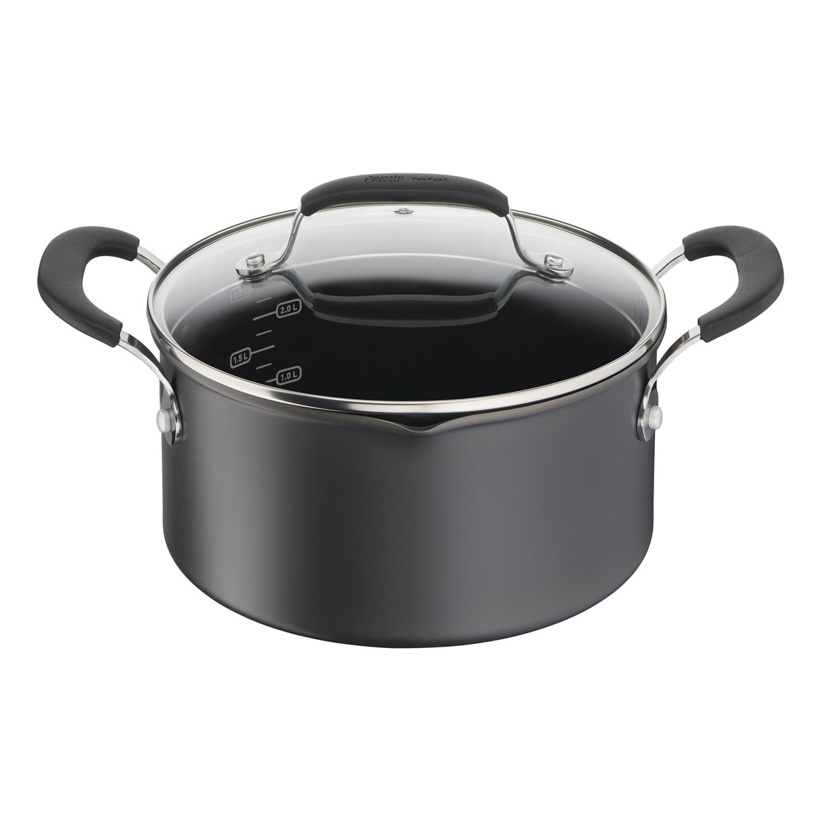 Tefal Jamie Oliver Quick & Easy Topf hart eloxiert 5,2 L