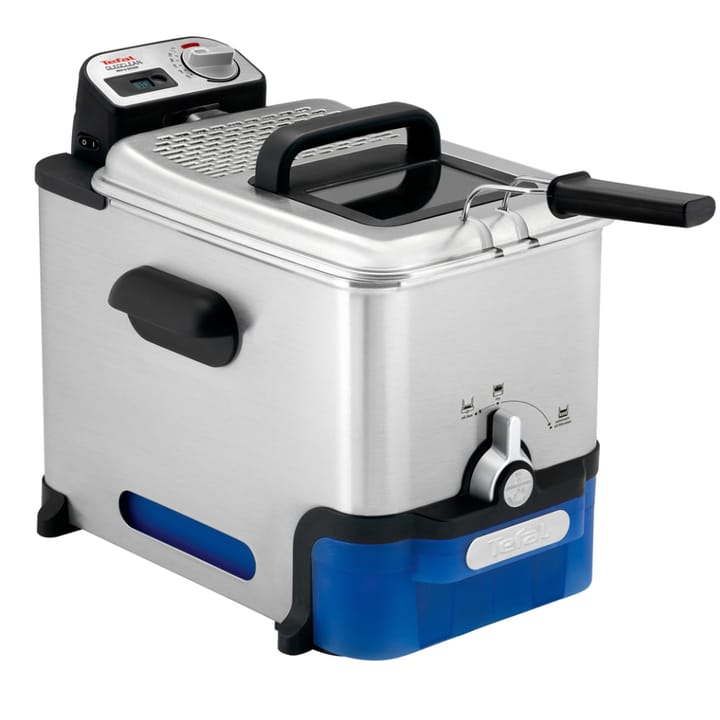 Oleoclean Fritteuse mit digitalem Timer - Silber-blau - Tefal