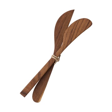 Teak Buttermesser 2er-Pack - Braun - Tell Me More