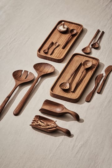 Teak Buttermesser 2er-Pack - Braun - Tell Me More