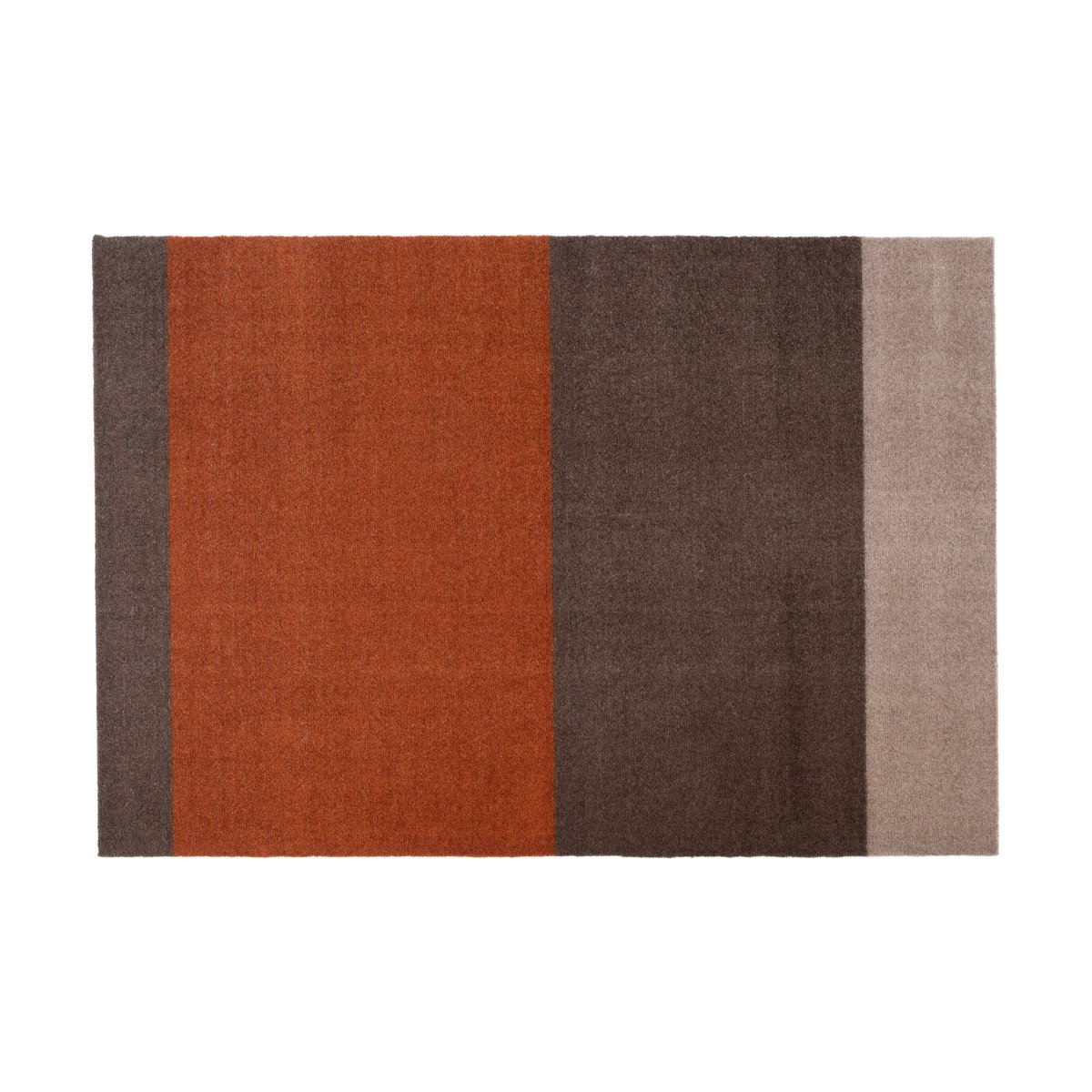 tica copenhagen Stripes by tica, horizontal, Flurteppich Brown-terrakotta 90 x 130cm