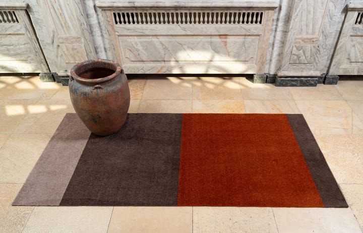 Stripes by tica, horizontal, Flurteppich, Brown-terrakotta 90 x 200cm tica copenhagen