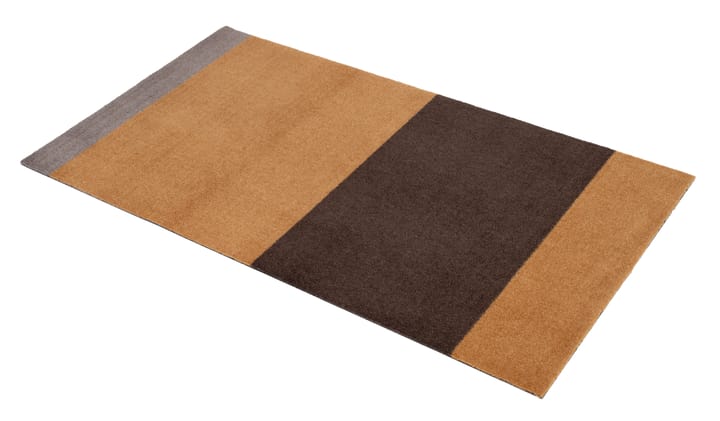 Stripes by tica, horizontal, Flurteppich - Dijon-brown-sand, 67 x 120cm - tica copenhagen