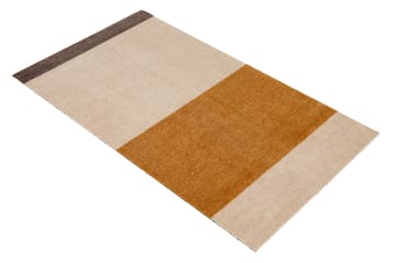 Stripes by tica, horizontal, Flurteppich - Ivory-dijon-brown, 67 x 120cm - tica copenhagen