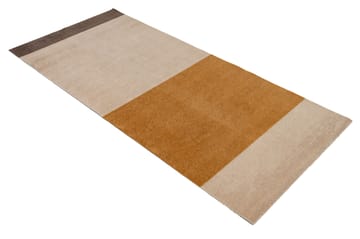 Stripes by tica, horizontal, Flurteppich - Ivory-dijon-brown, 90 x 200cm - tica copenhagen