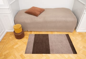 Stripes by tica, horizontal, Flurteppich - Sand-brown, 67 x 120cm - tica copenhagen