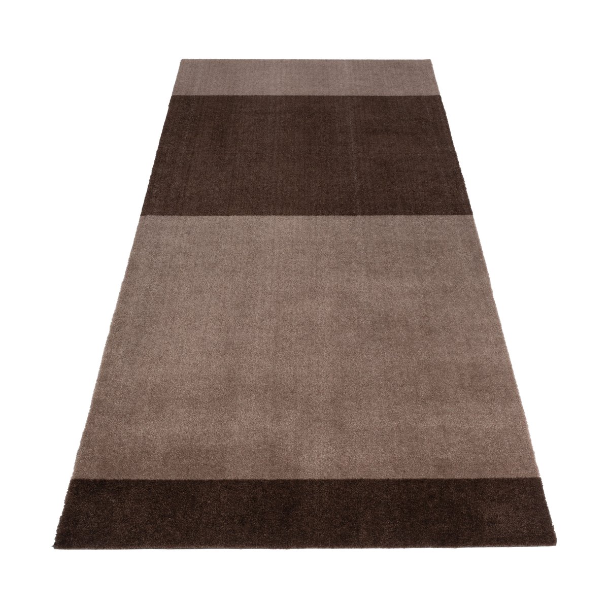 tica copenhagen Stripes by tica, horizontal, Flurteppich Sand-brown, 90 x 200cm