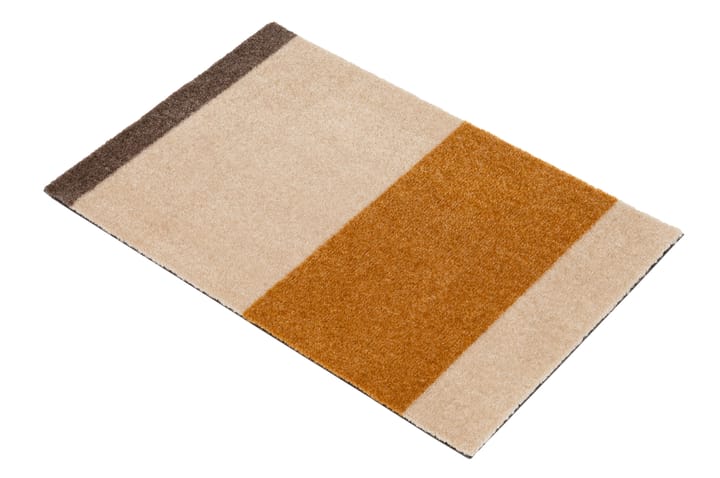 Stripes by tica, horizontal, Fußabstreifer, Ivory-dijon-brown, 40 x 60cm tica copenhagen