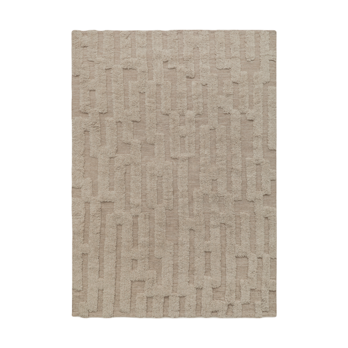 Tinted Bielke Wollteppich 160x230 cm Beige-melange