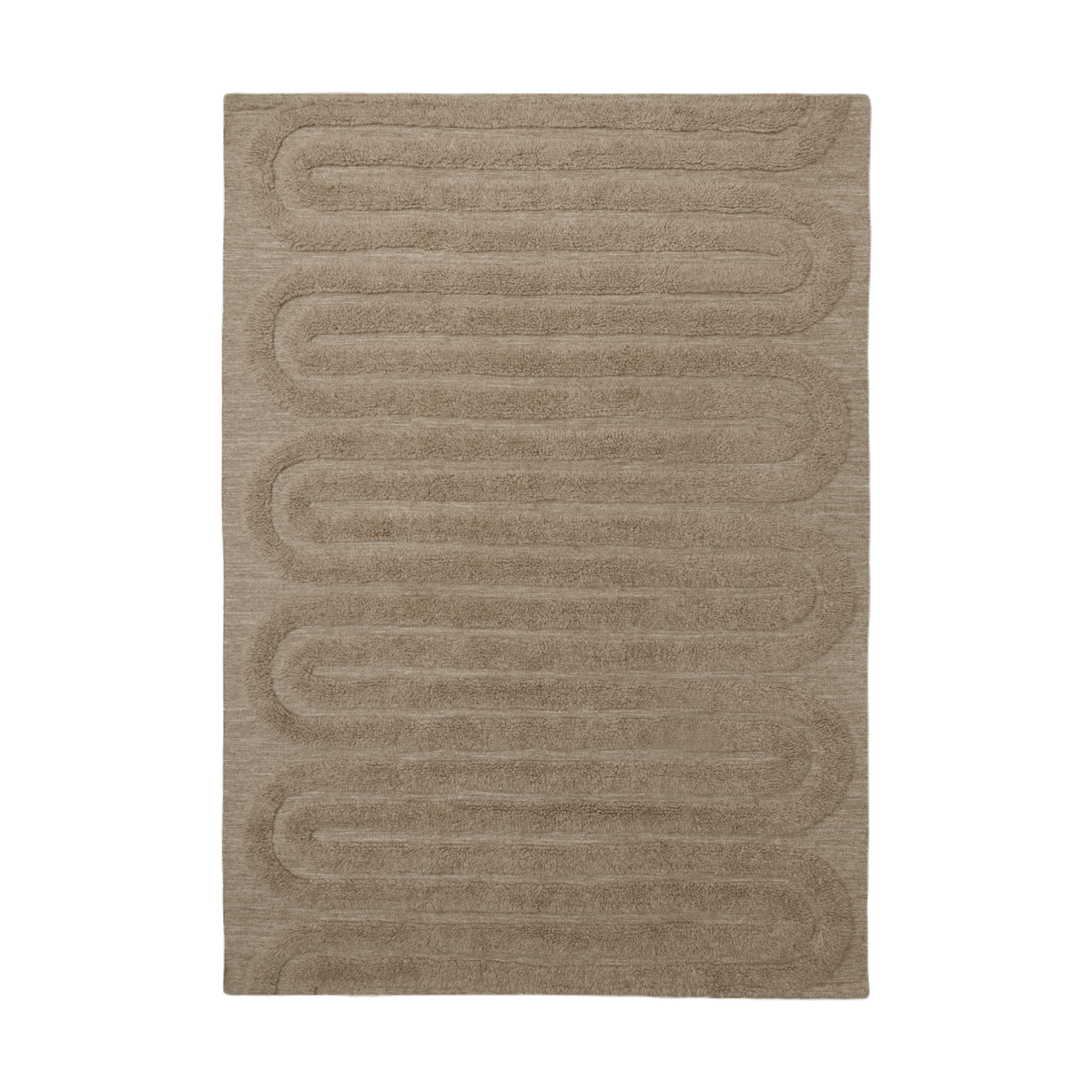 Tinted Riklund Wollteppich 160x230 cm Beige-melange