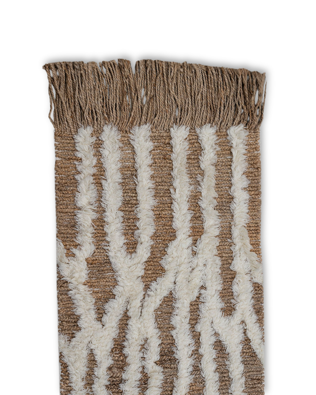 Tinted Wahl Flurteppich Jute 80x250 cm Brown-offwhite