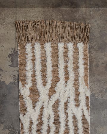 Wahl Flurteppich Jute 80x250 cm - Brown-offwhite - Tinted