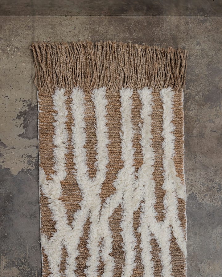 Wahl Flurteppich Jute 80x250 cm, Brown-offwhite Tinted