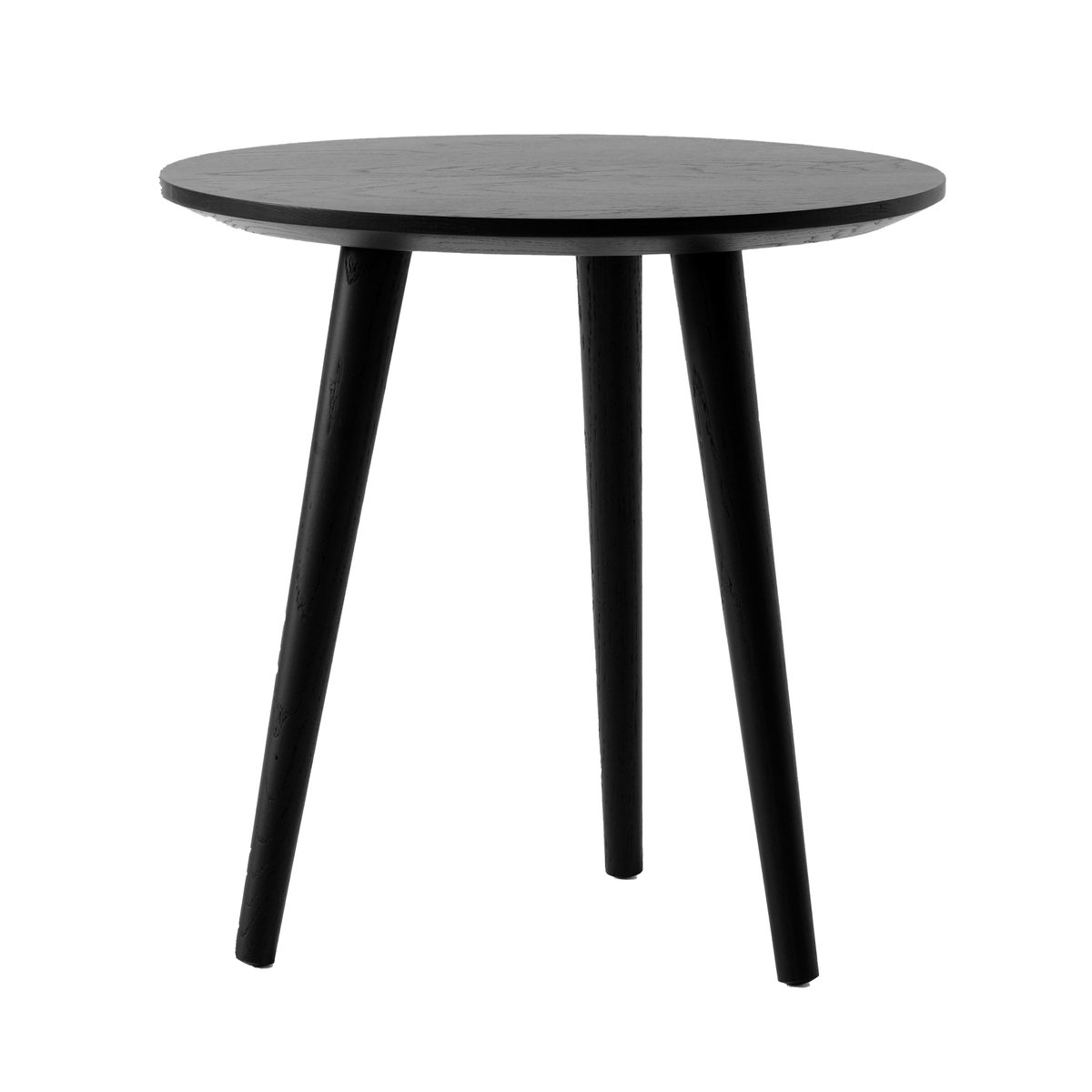 &Tradition In Between Beistelltisch SK13 Ø48cm Black lacquered oak