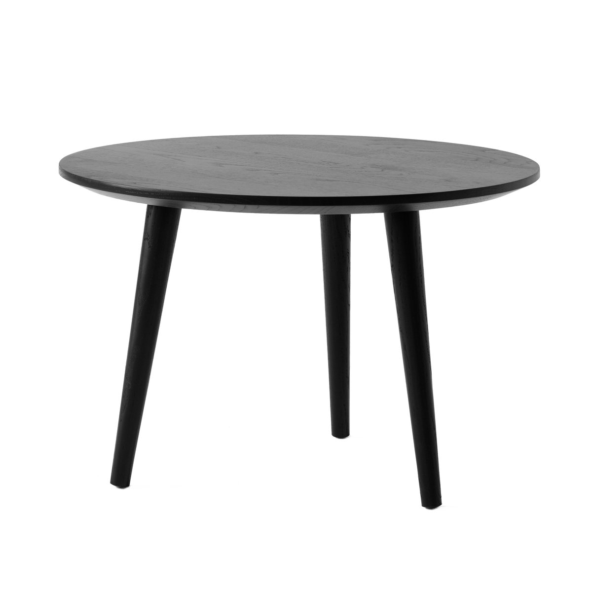 &Tradition In Between Beistelltisch SK14 Ø60cm Black lacquered oak