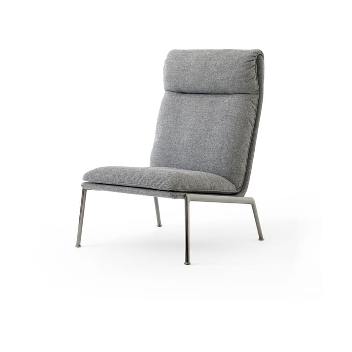 Muno LN16 High back Lounge-Sessel, Dark chrome-Hallingdal 0126 &Tradition