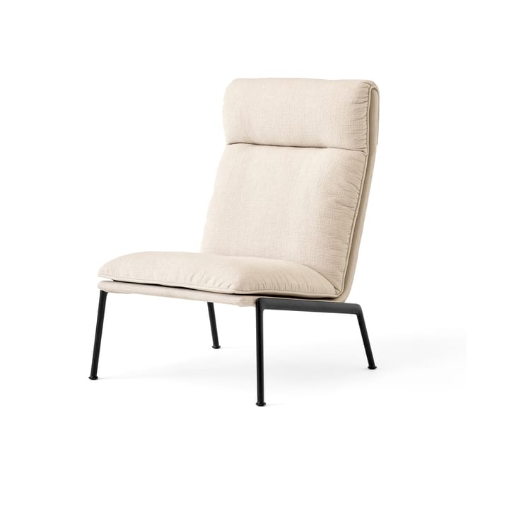 Muno LN16 High back Lounge-Sessel, Warm black-Cifrado 0221 &Tradition