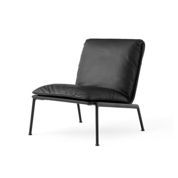 Muno LN18 Lounge-Sessel - Warm black-Noble leather Black - &Tradition