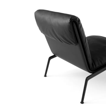 Muno LN18 Lounge-Sessel - Warm black-Noble leather Black - &Tradition