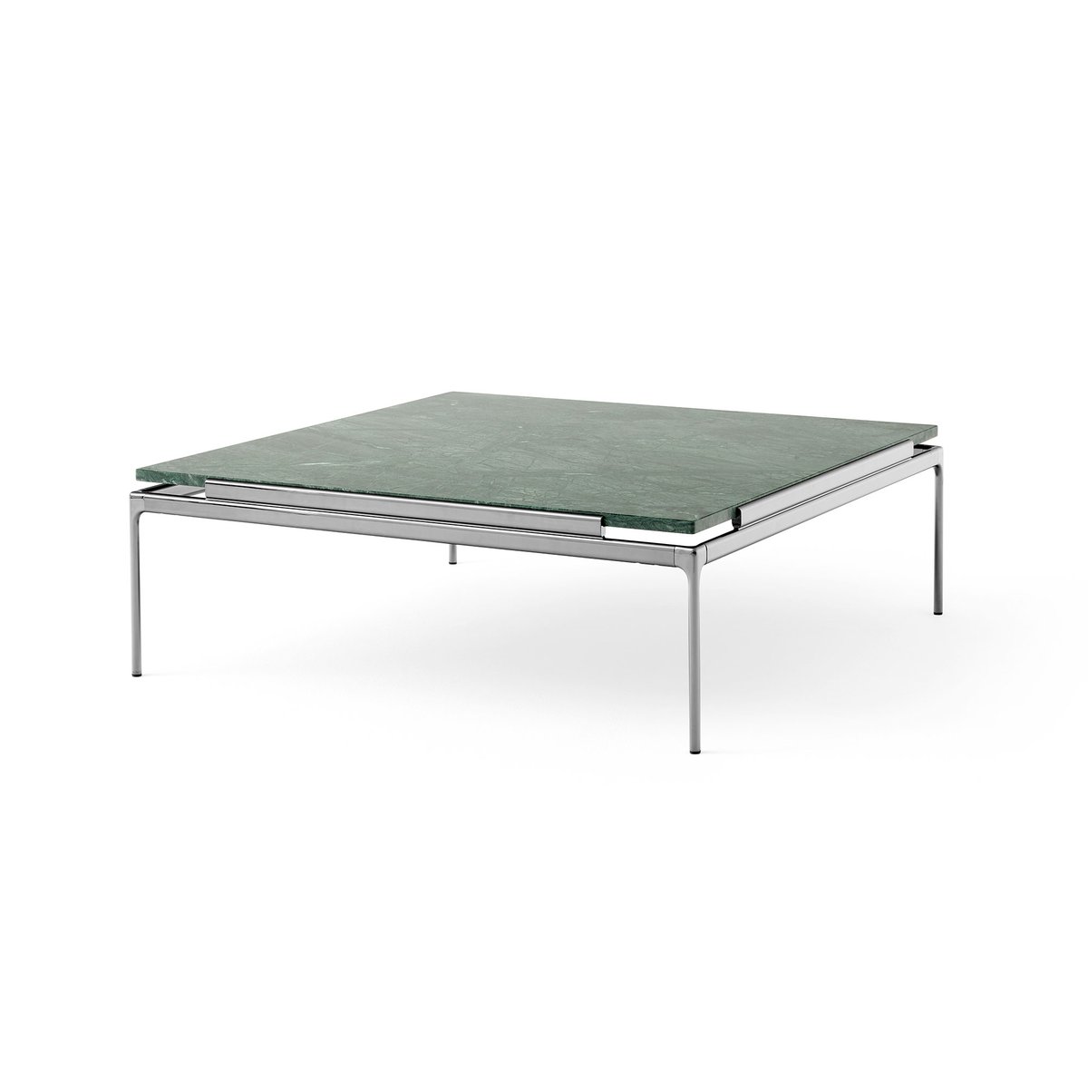 &Tradition Sett LN13 Couchtisch Verde guatemala-dark chrome