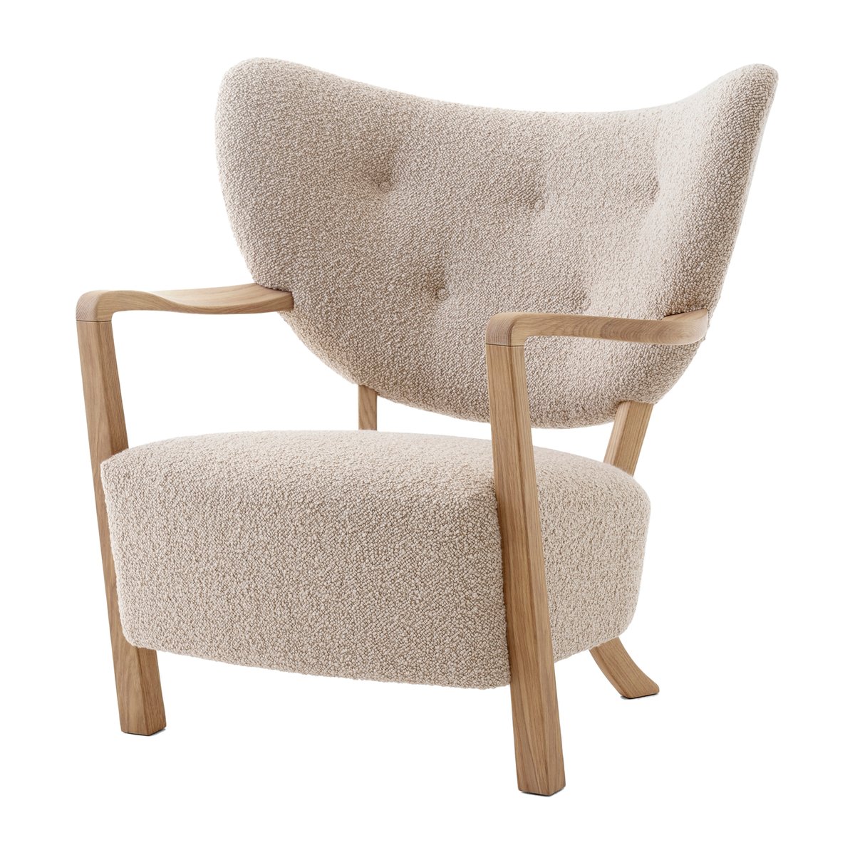 &Tradition Wulff Lounge Chair ATD2 Fauteuil Eiche geölt-Karakorum