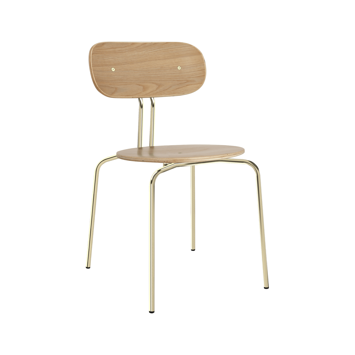 Umage Curious Stuhl Oak-brass legs