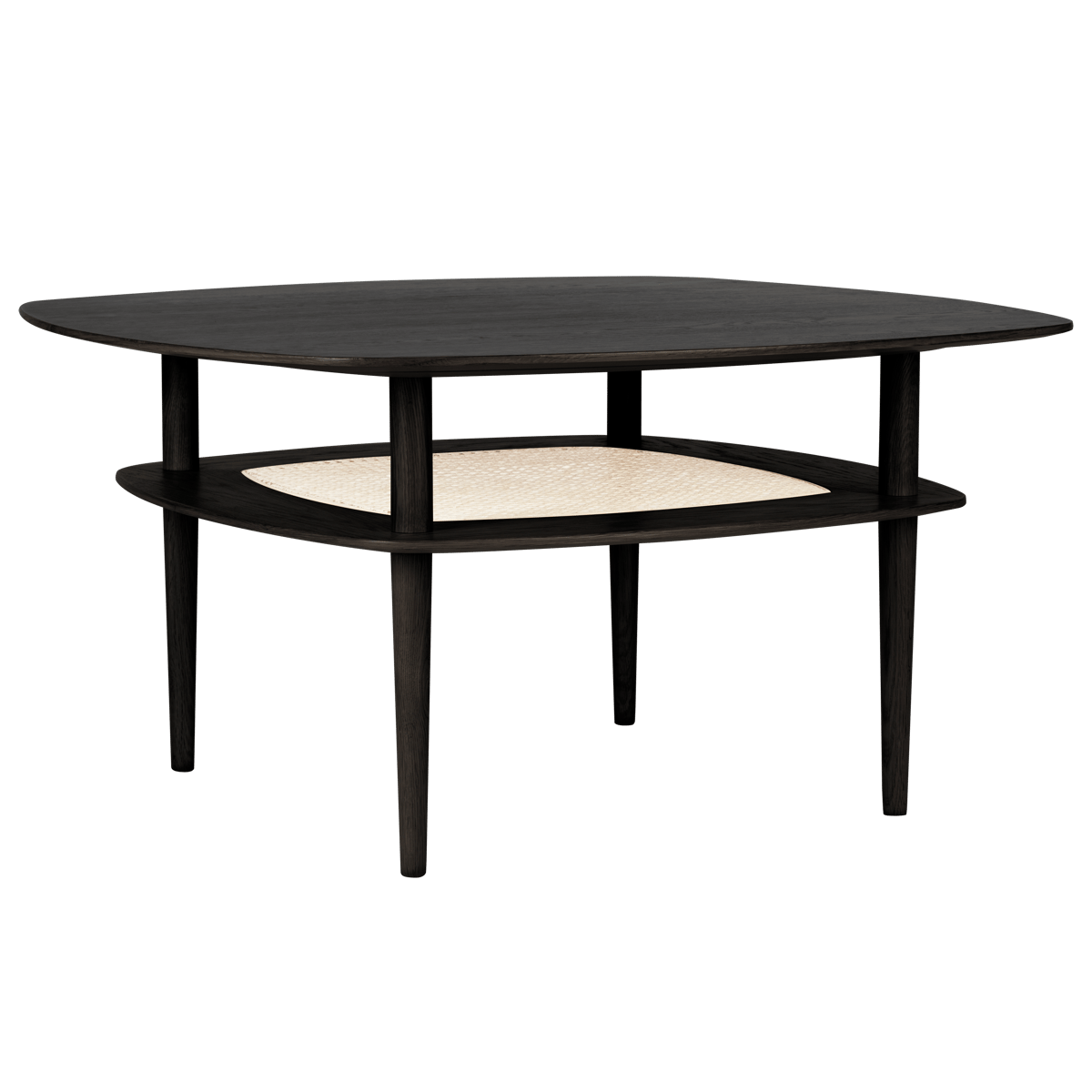 Umage Together Smooth Square Couchtisch 100x100 cm Black oak