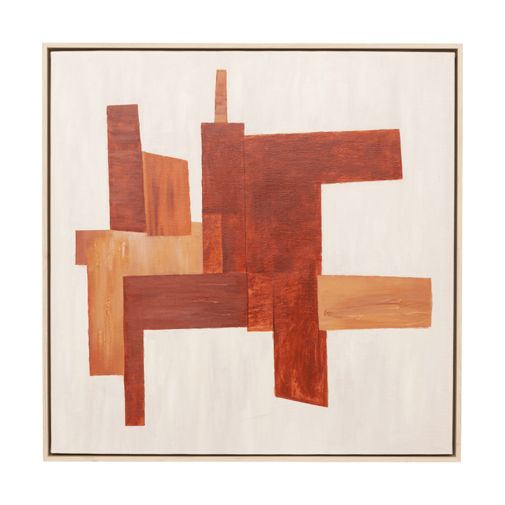 Vedra Leinwand 60x60 cm - Brown - URBAN NATURE CULTURE