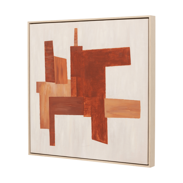 Vedra Leinwand 60x60 cm - Brown - URBAN NATURE CULTURE