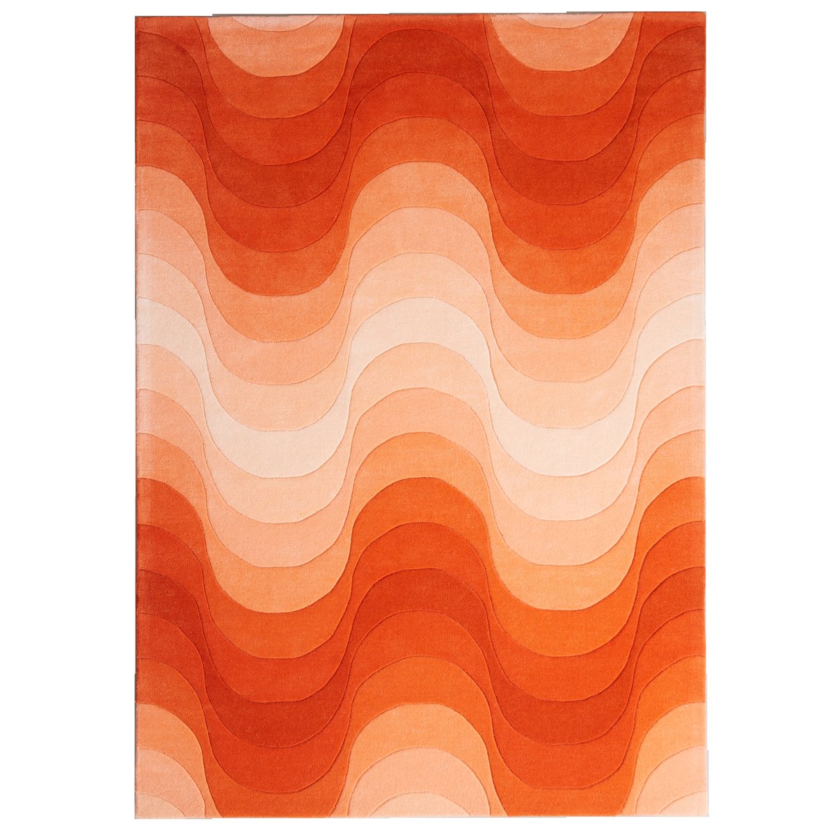 Verpan Wave Teppich 170 x 240cm Orange