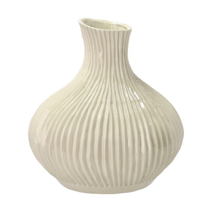 Eichen Vase 33,5xØ31 cm - Cremeweiß - Villa Collection