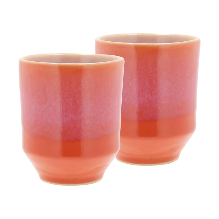 Styles Tasse 18 cl 2er-Pack - Lila-Orange - Villa Collection