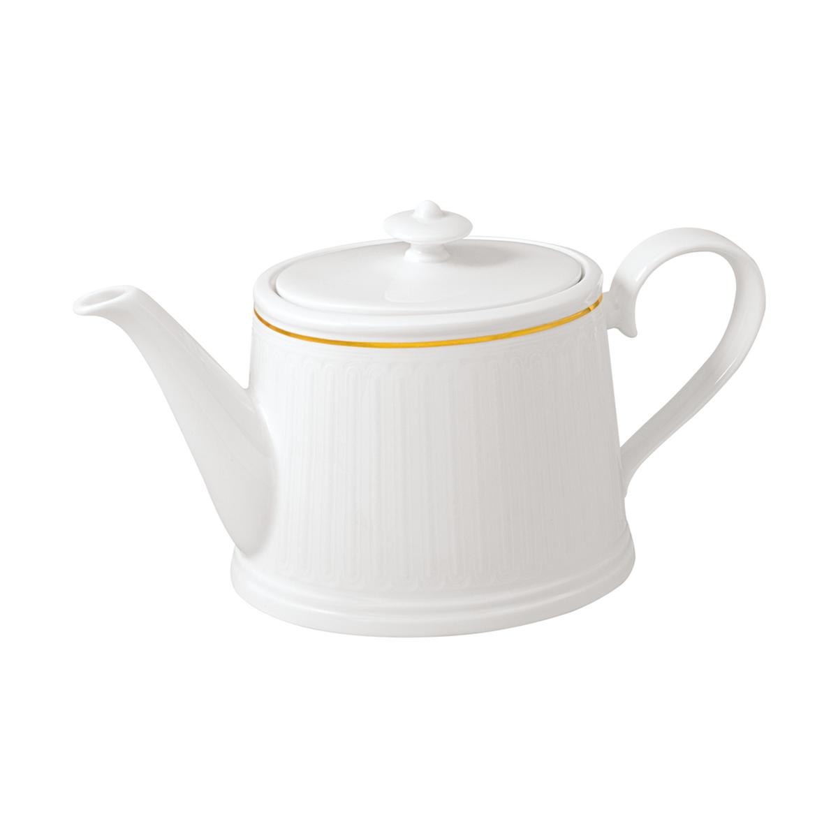 Villeroy & Boch Château Septfontaines Teekanne1,2 l Weiß-gold