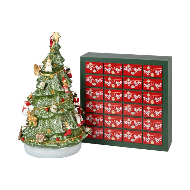 Christmas Toys Memory Adventskalender mit Weihnachtsbaum - Grün-rot - Villeroy & Boch