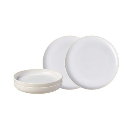 Crafted cotton Serviceset 4 Teile - White - Villeroy & Boch