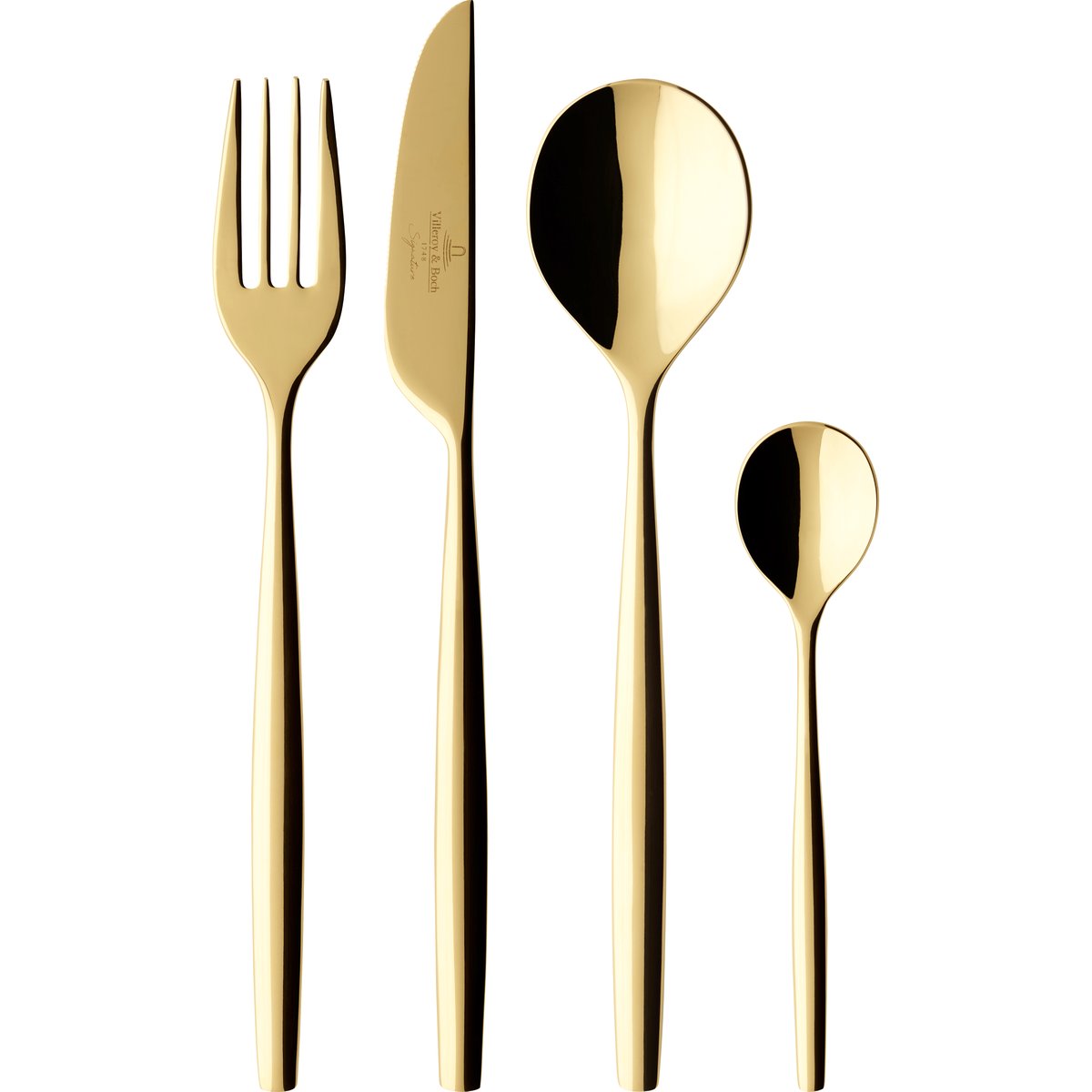 Villeroy & Boch Metro Chic d'Or Besteckset 24 Teile Gold