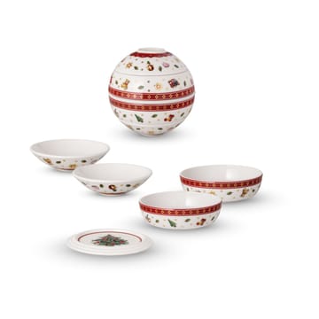 Toy´s Delight La petite Boule 5 Teile - Weiß-rot - Villeroy & Boch