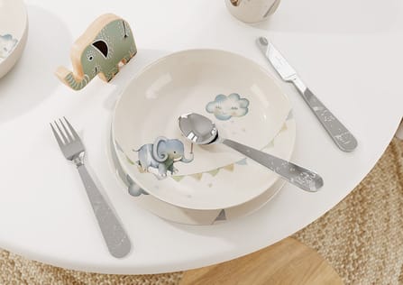 Walk like an Elephant Kinderbesteck 4 Teile, Edelstahl Villeroy & Boch