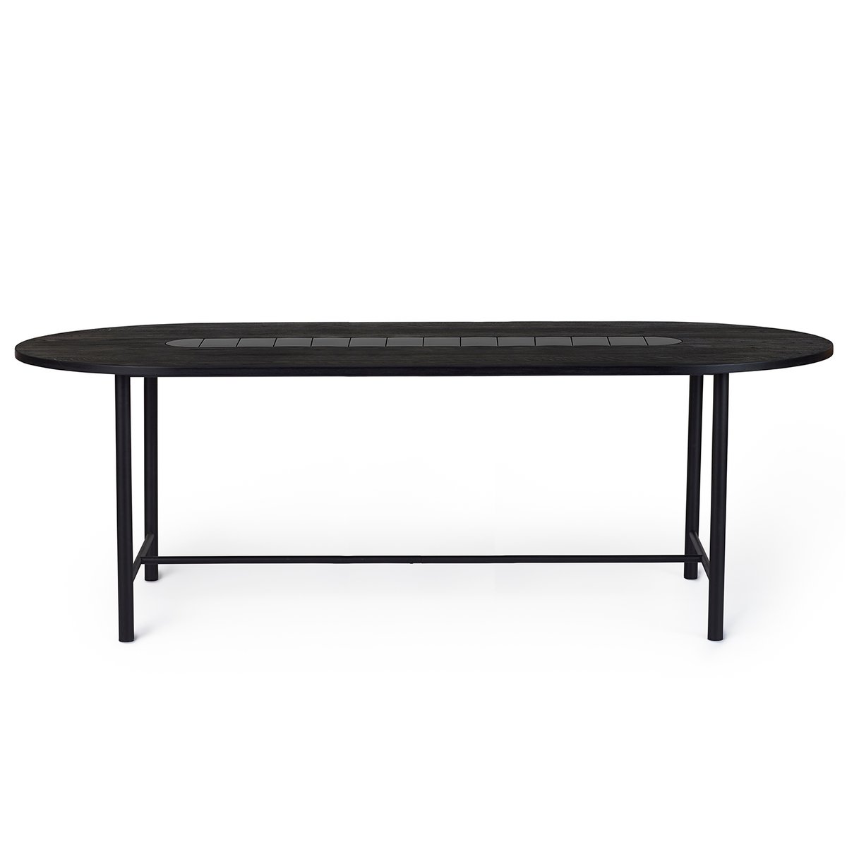 Warm Nordic Be My Guest Tisch 220cm Eiche schwarz geölt-schwarz