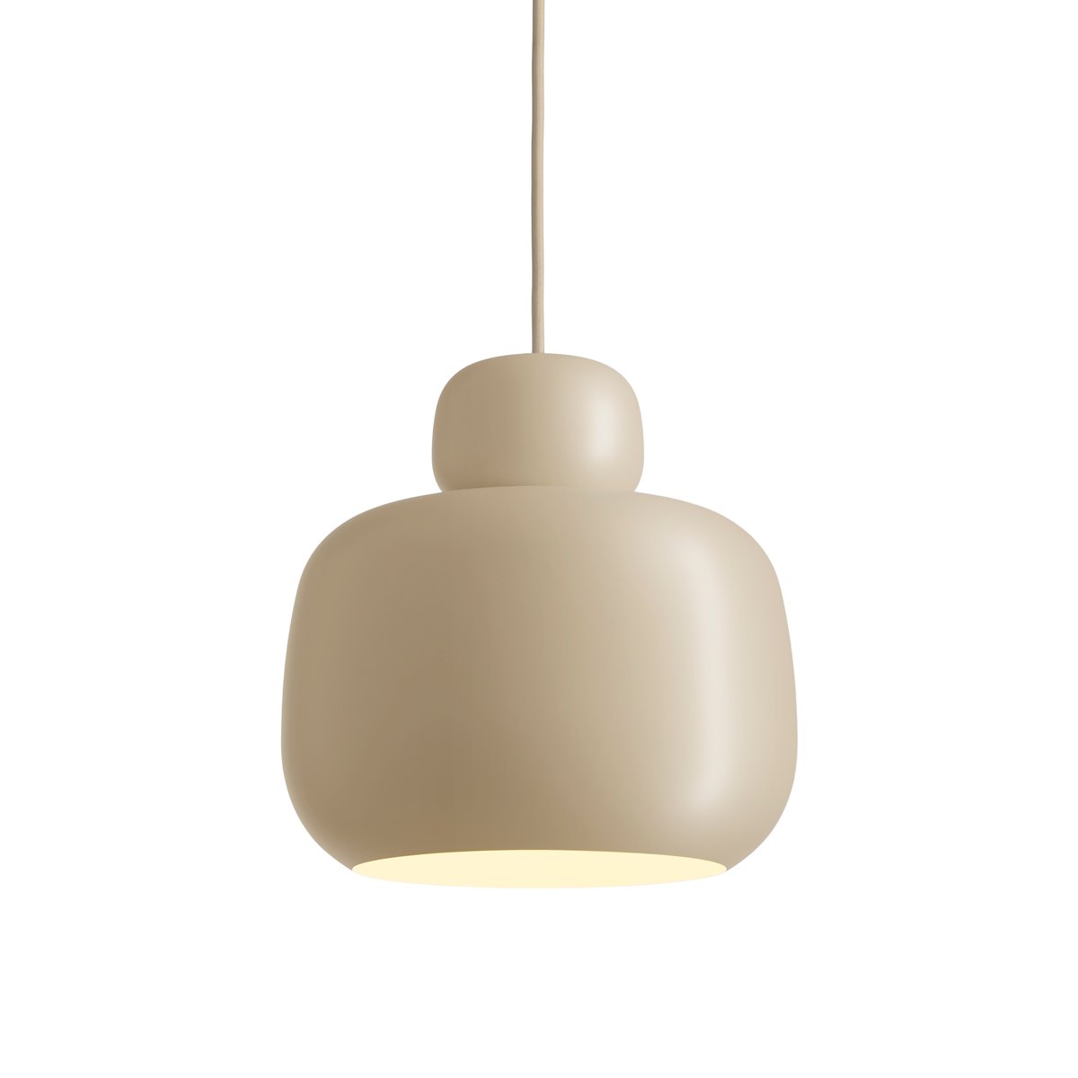 Woud Stone Pendelleuchte large Beige